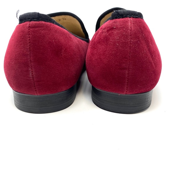 Davucci Red Velvet Slippers - Picture 6 of 7